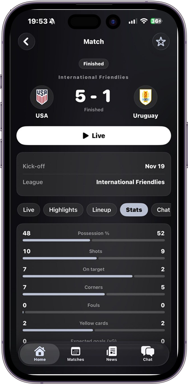 Live scores
